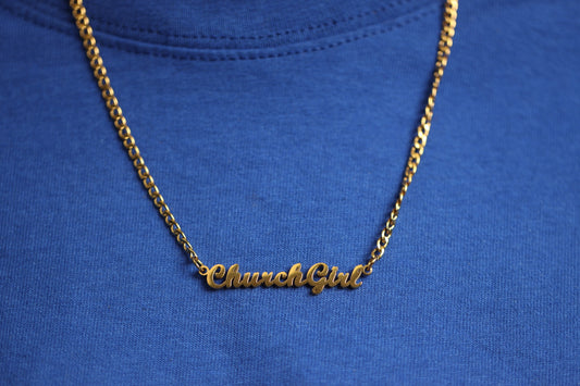 Church Girl 18K Gold Plated Necklace