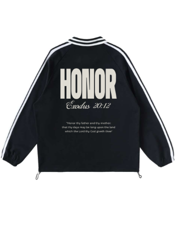 "Honor Thy Mother" (Black) Wind-breaker